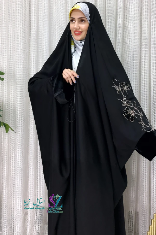 چادر جده جواهردوزی آپامه