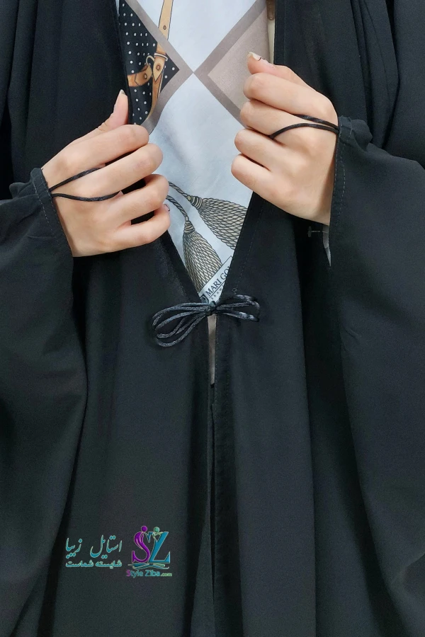 چادر جده عربی اصیل کرپ خاویار