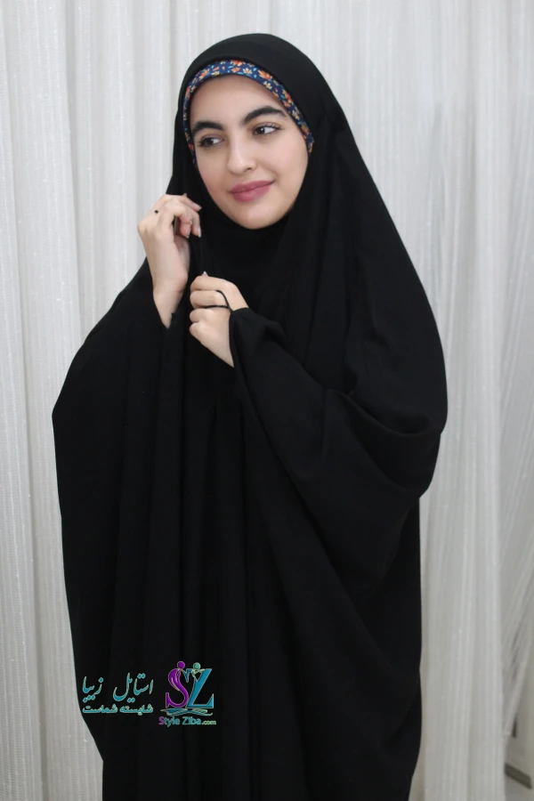 چادر جده لبنانی بدون مچ کرپ کره