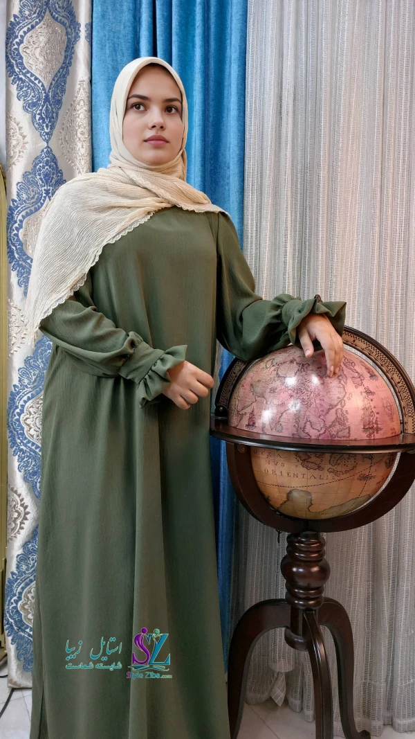 عبا زنانه کدB ابروبادی شکیبا(سدری)