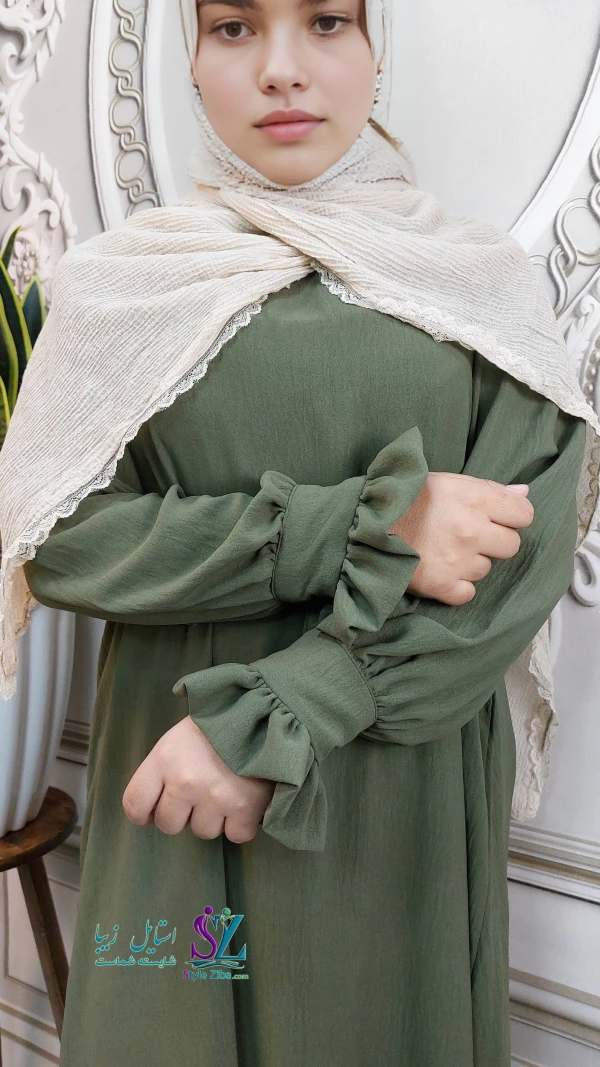 عبا زنانه کدB ابروبادی شکیبا(سدری)