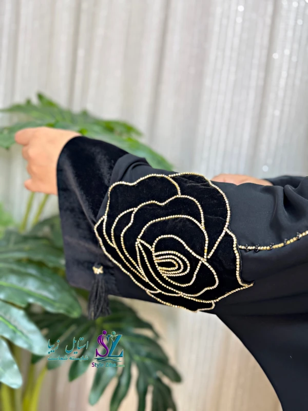 عبا زنانه مجلسی آلاله (طرح2)