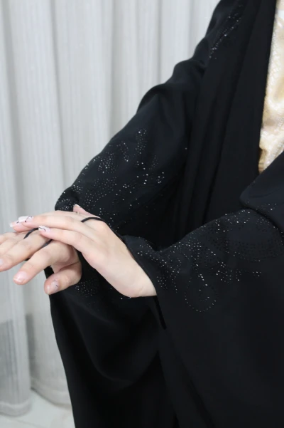 چادر جده عربی اصیل نگین دار ژرژت وارداتی