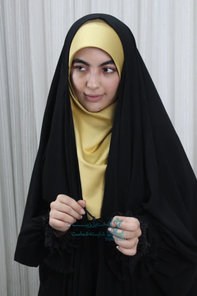 چادر جده مچ گیپور پاپیون کرپ ایرانی