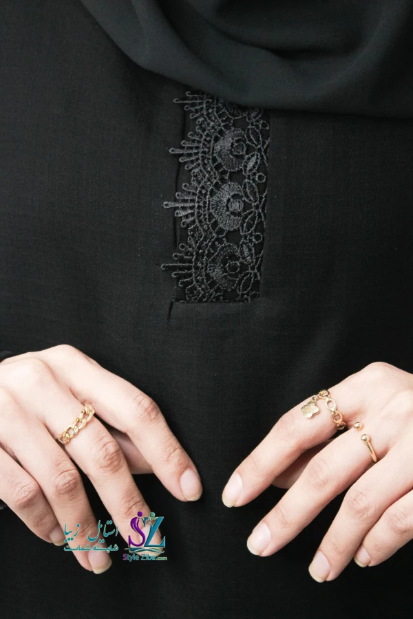عبا زنانه مشکی سدنا