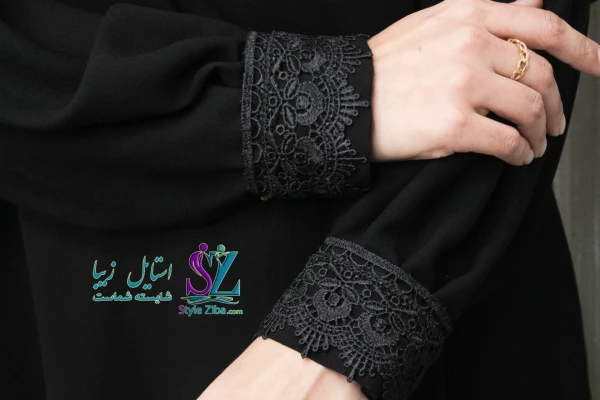 عبا زنانه مشکی سدنا