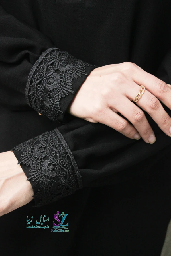 عبا زنانه مشکی سدنا