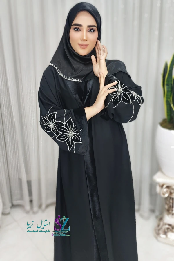 مانتو عبایی مجلسی نوشین