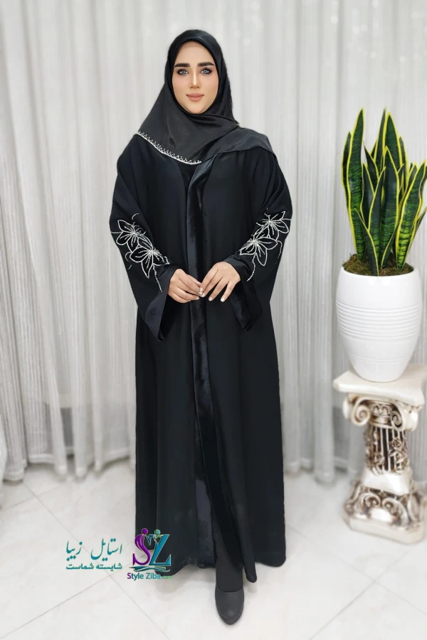 مانتو عبایی مجلسی نوشین