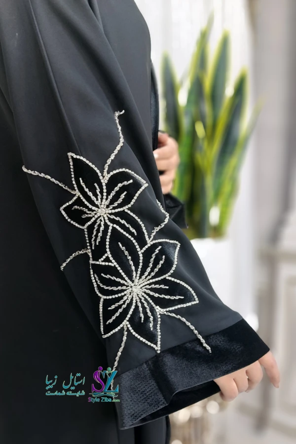 مانتو عبایی مجلسی نوشین