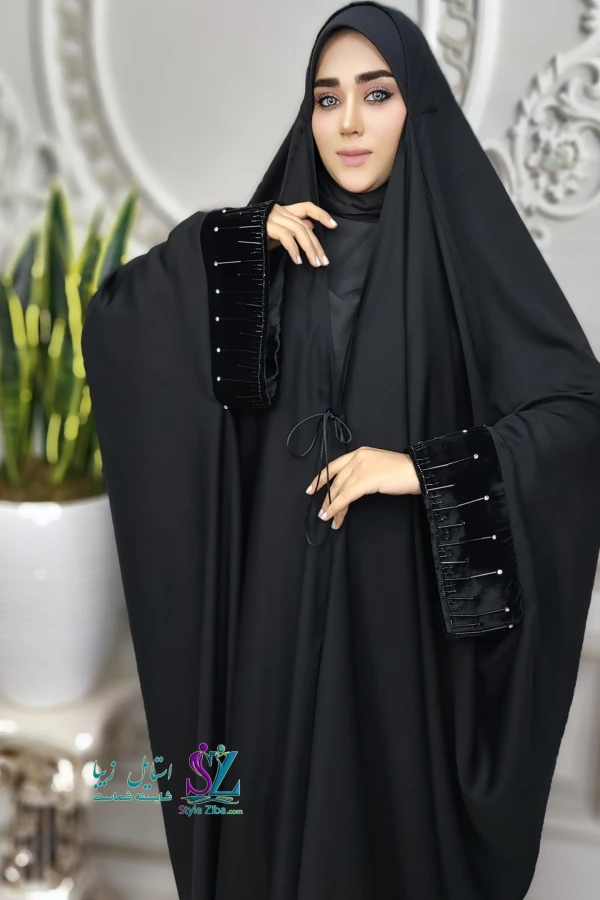 چادر جده جواهردوزی باران