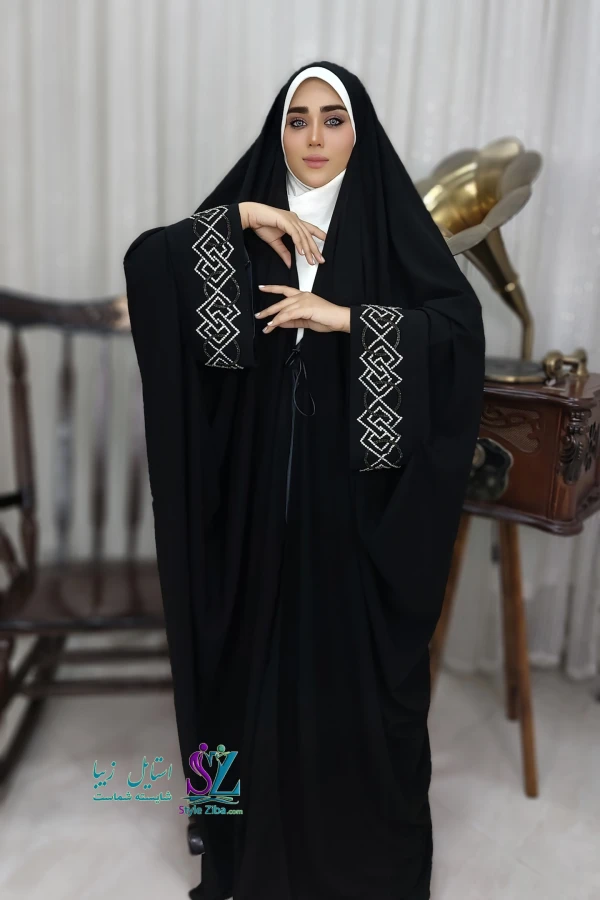 چادر جده جواهردوزی حورا