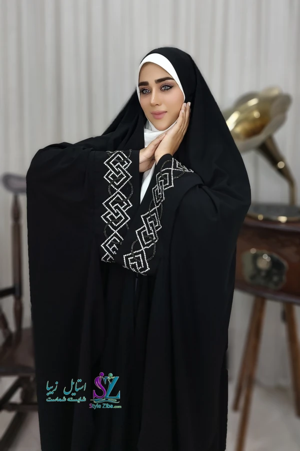 چادر جده جواهردوزی حورا