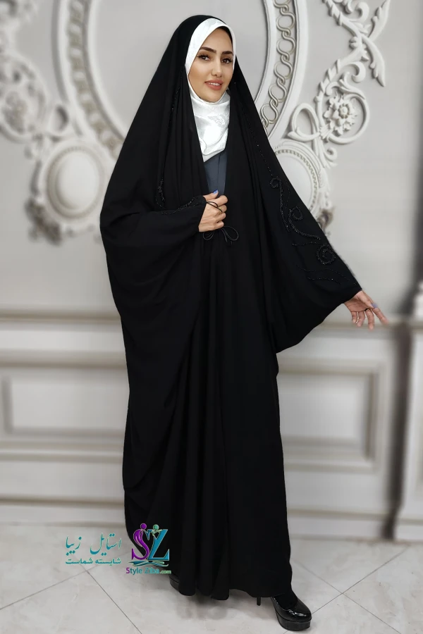 چادر عربی اصیل جواهردوزی گندم