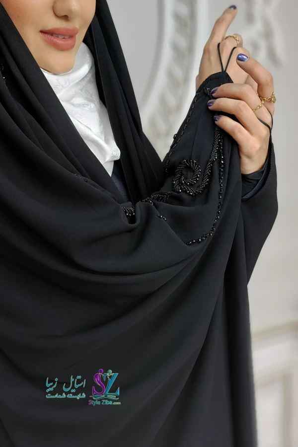 چادر عربی اصیل جواهردوزی گندم