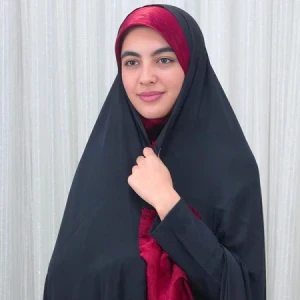چادر مشکی ساده کرپ کره