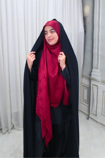 چادر مشکی ساده کرپ کره