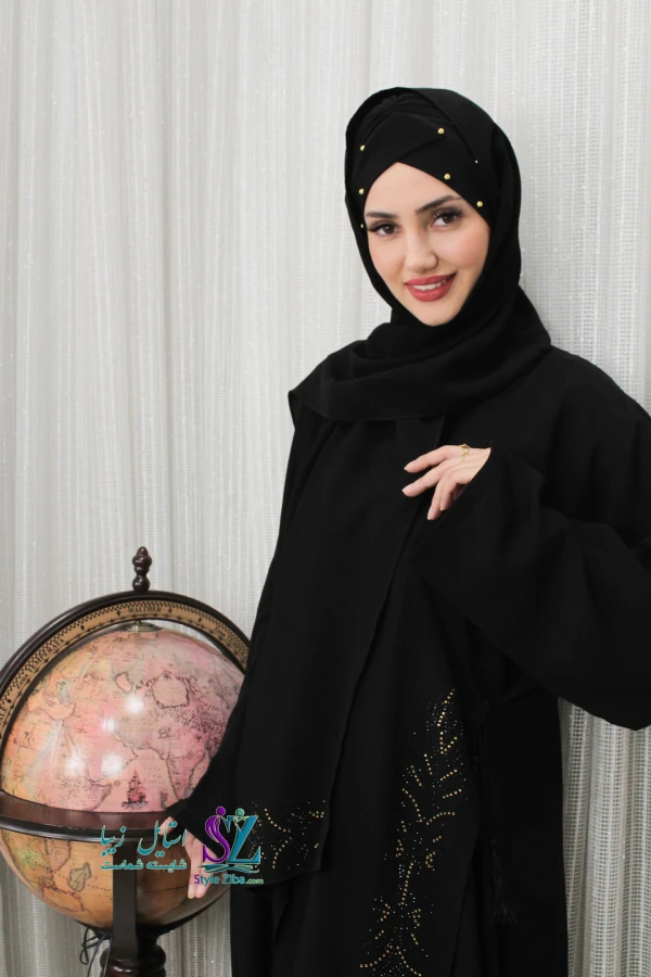 عبا زنانه شالدار ترنج طرح 1