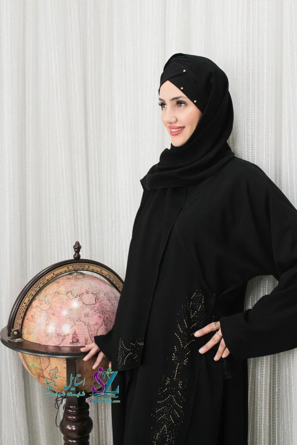 عبا زنانه شالدار ترنج طرح 1