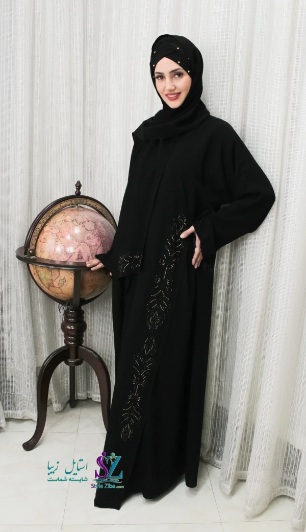 عبا زنانه شالدار ترنج طرح 1