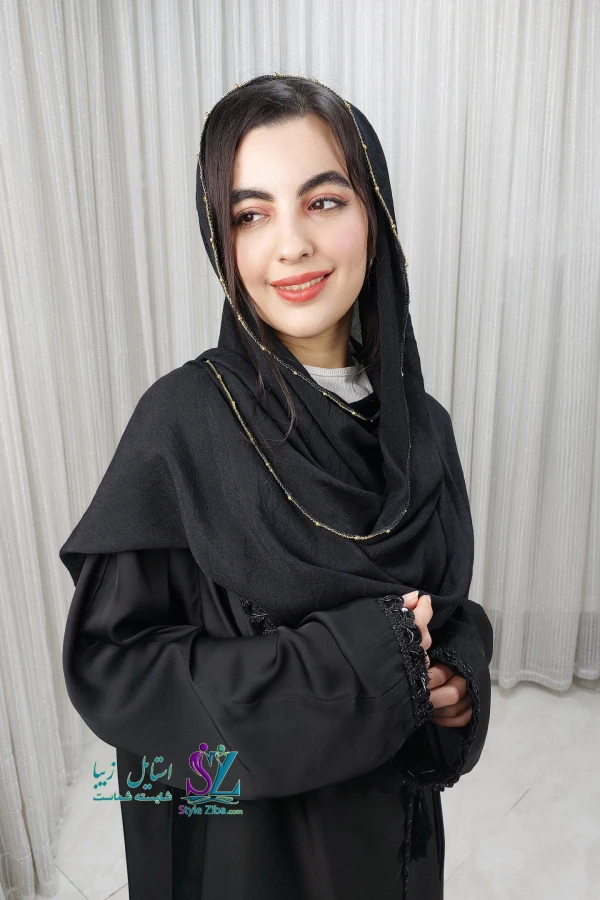 عبا زنانه گیپوردار سودا