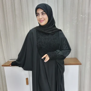 عبا زنانه پنل دار پرنیان