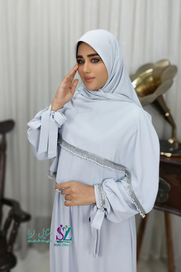 عبا مجلسی عروس مهوا (آبی فیلی)