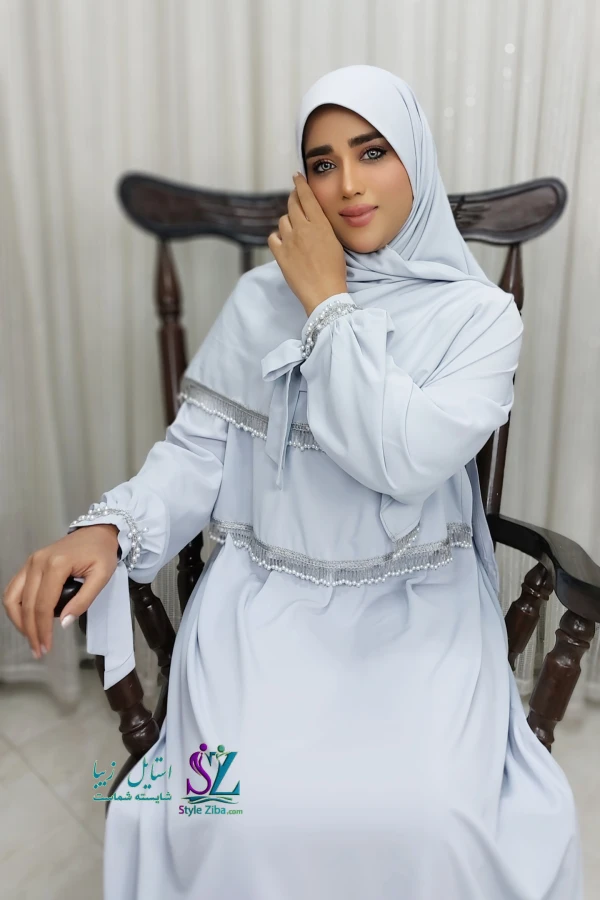 عبا مجلسی عروس مهوا (آبی فیلی)