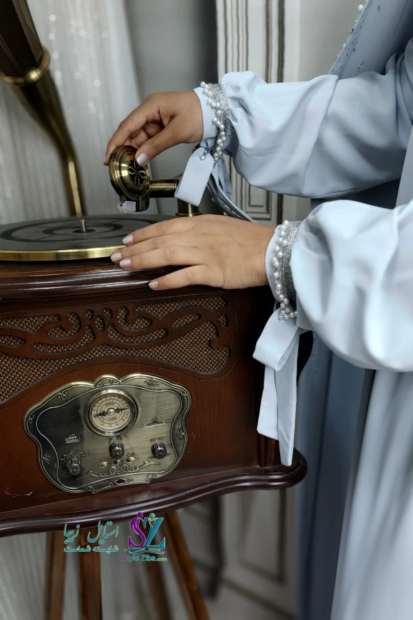 عبا مجلسی عروس مهوا (آبی فیلی)