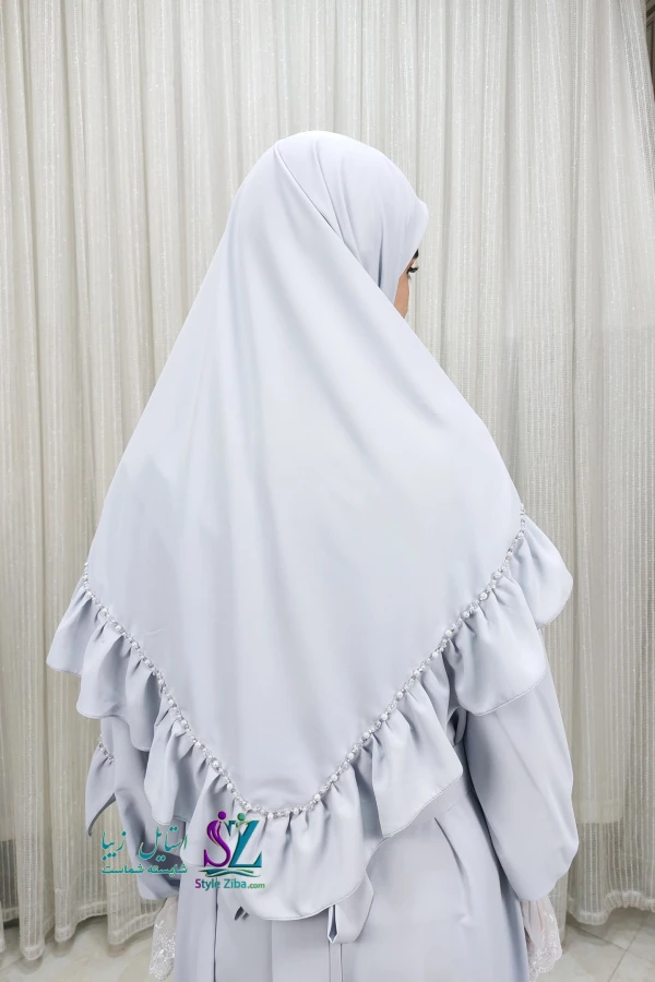 روسری عروس یثنا (آبی فیلی)