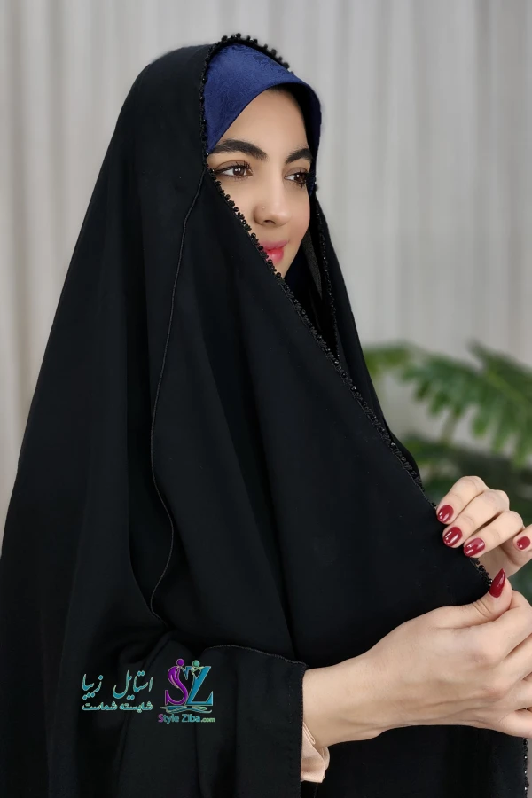 عبا اصیل عراقی سرمه دوزی نگین دار