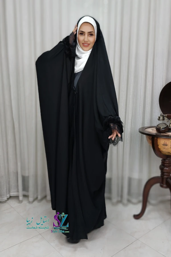 چادر عربی مچ مخمل گیپور شکوه