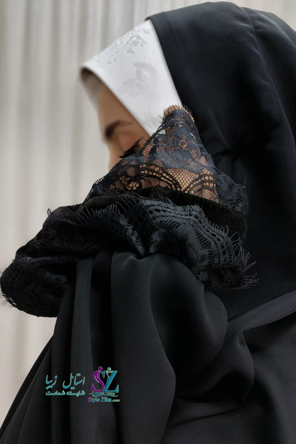 چادر عربی مچ مخمل گیپور شکوه