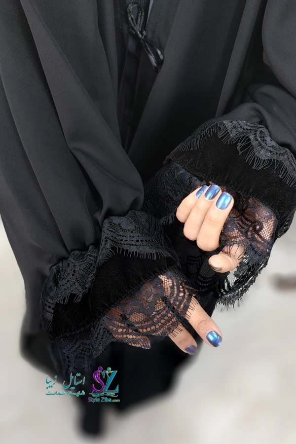 چادر عربی مچ مخمل گیپور شکوه