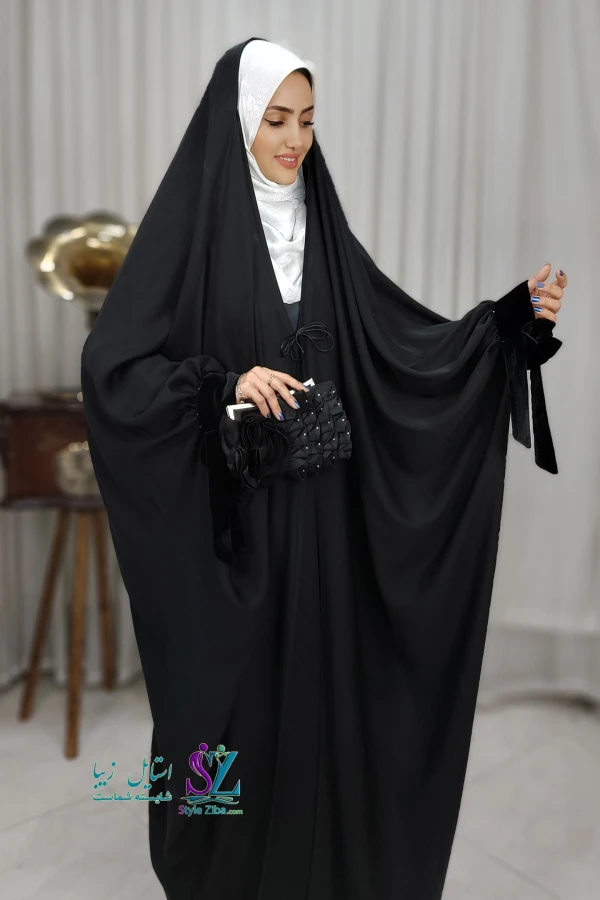 چادر جده مچ مخمل پاپیون همتا