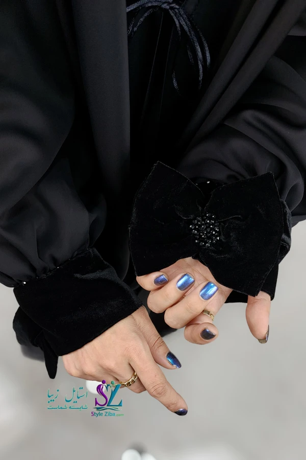 چادر جده مچ مخمل پاپیون همتا