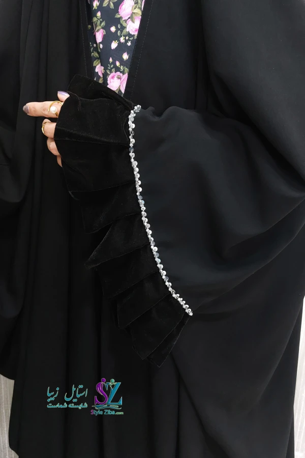 چادر جده مچ مخمل پلیسه ساحل