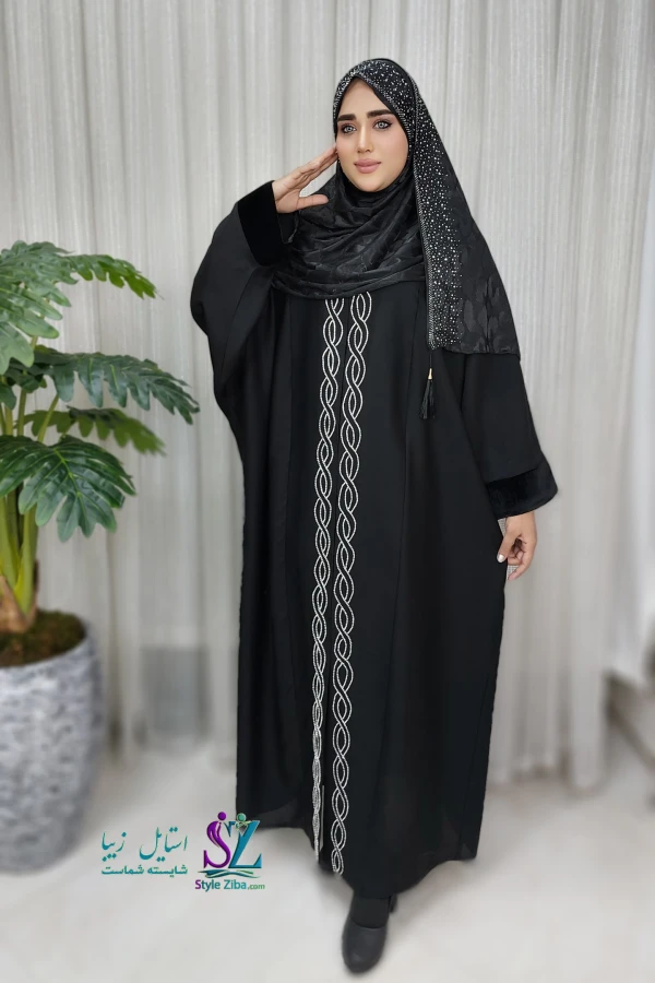عبا زنانه جواهردوزی آناهیل