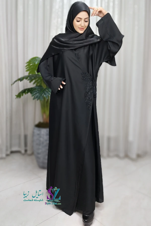 عبا زنانه مجلسی پردیس طرح 1