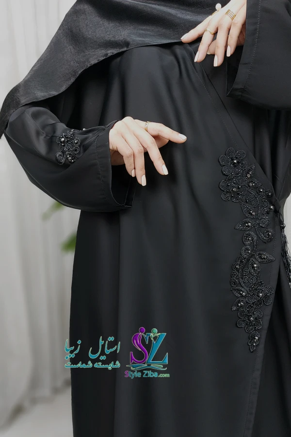 عبا زنانه مجلسی پردیس طرح 1