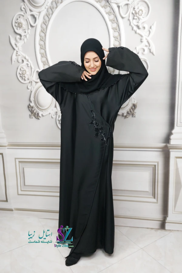 عبا زنانه مجلسی پردیس طرح4