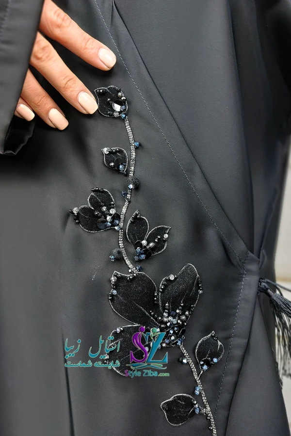 عبا زنانه مجلسی پردیس طرح4