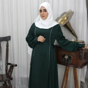 مانتو عبایی زنانه تبسم (زمردی)