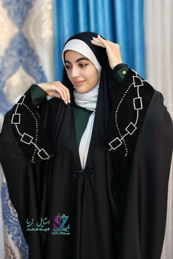 چادر عربی اصیل جواهردوزی پریناز