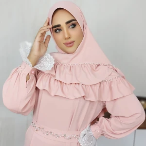 روسری عروس یثنا (گلبهی)