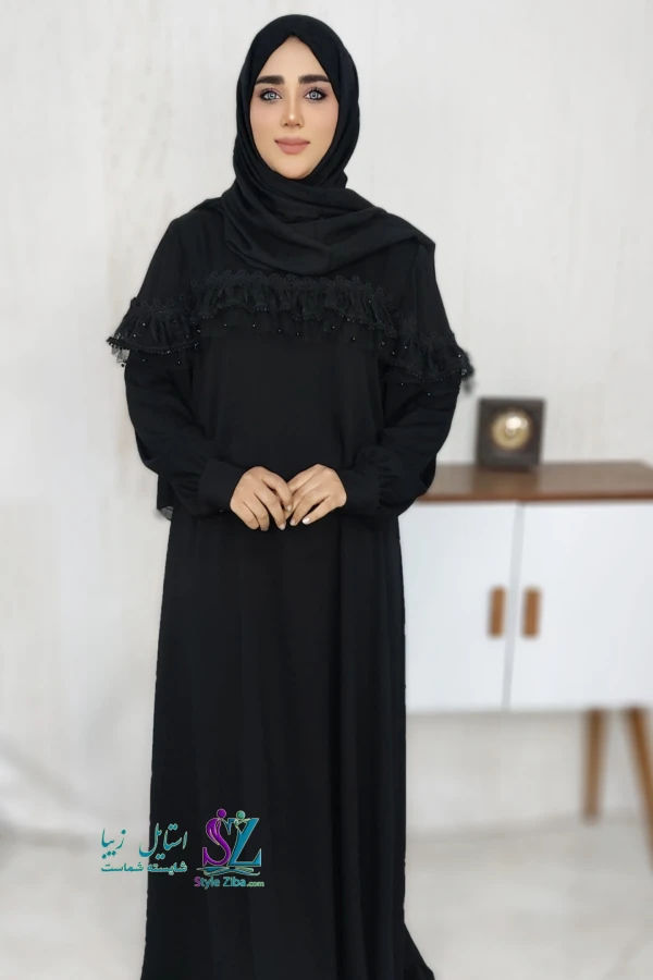 عبا جلو بسته زنانه نیلا