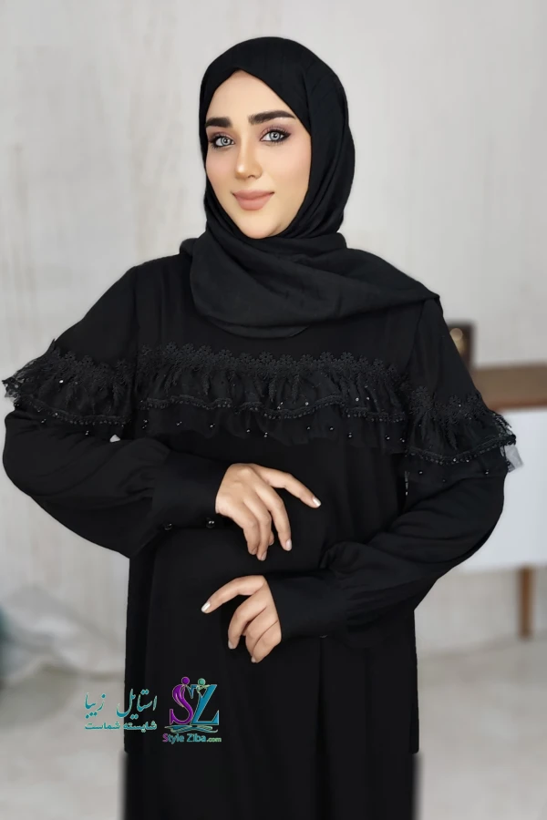 عبا جلو بسته زنانه نیلا