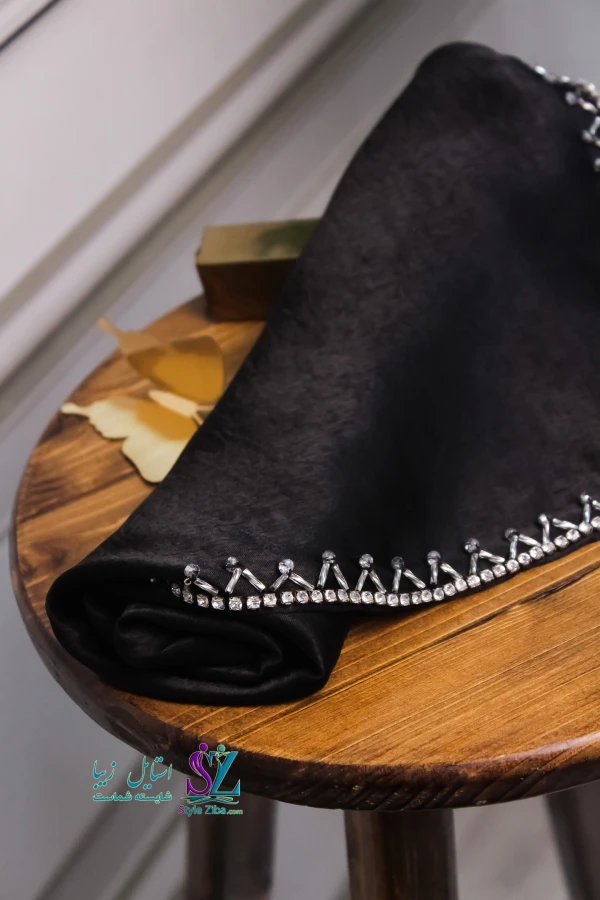 روسری کار دست مشکی هانا