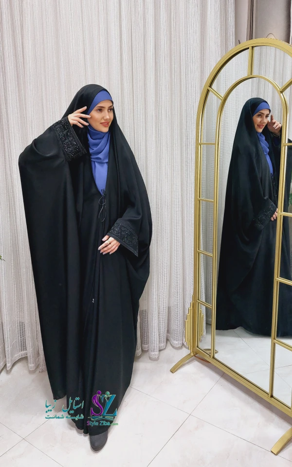 چادر جده عربی مچ گلدوزی هلن