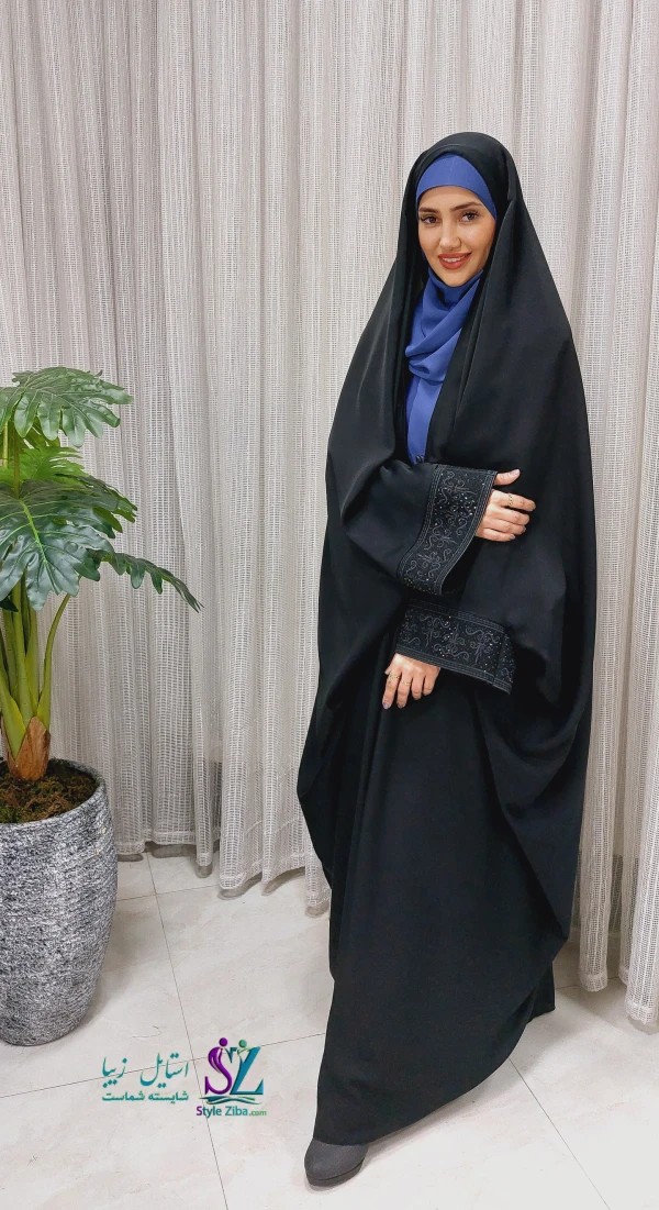 چادر جده عربی مچ گلدوزی هلن